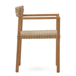 Hot Wohnen Garten Armlehnstühle aus Teak Massivholz - Conave (2er Set)