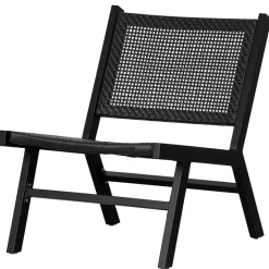 Wohnen Gartensessel ohne Armlehnen in Schwarz - Saragoza
