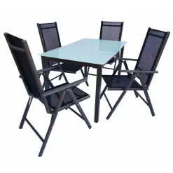 Outlet Wohnen Gartentisch-Gruppe modern - Scolari (fünfteilig)