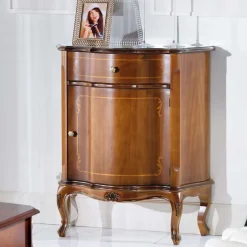 Best Wohnen Gerundete Kommode im Barock Stil Dentro mit Nussbaum Furnier