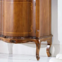 Best Wohnen Gerundete Kommode im Barock Stil Dentro mit Nussbaum Furnier