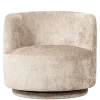 Sale Wohnen Gerundeter Chenille Wohnzimmersessel in Beige - Paryra