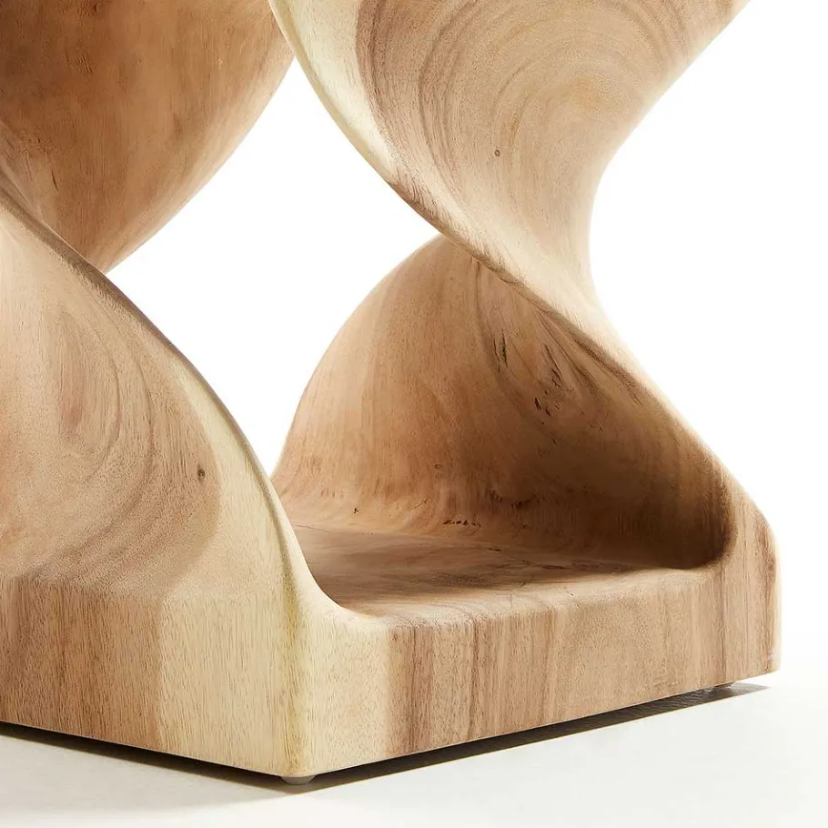 Sale Wohnen Geschnitzter Design Beistelltisch aus Massivholz - Lavista