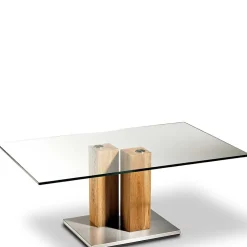 Sale Wohnen Glas Wohnzimmertisch auf Säulengestell - Nova