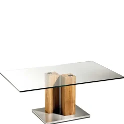 Sale Wohnen Glas Wohnzimmertisch auf Säulengestell - Nova