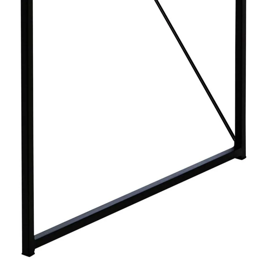 Best Wohnen Glasschreibtisch aus Schwarzglas - Pathos