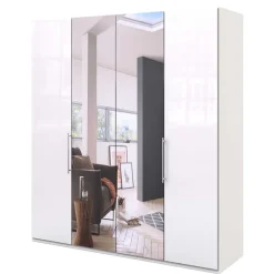 Discount Wohnen Gleittüren Schlafzimmerschrank mit Spiegel - Dolienca