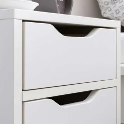 New Wohnen Günstige Nachtkommode mit drei Schubladen - Jian