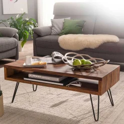 Clearance Wohnen Günstiger Designer Couchtisch mit Ablagefach - Nicono