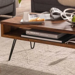Clearance Wohnen Günstiger Designer Couchtisch mit Ablagefach - Nicono