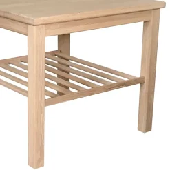 Outlet Wohnen Günstiger Massivholz Sofatisch aus Eiche - Dreaming