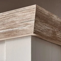 Clearance Wohnen Günstiges Highboard im Scandi Chic Nedita in Weiß