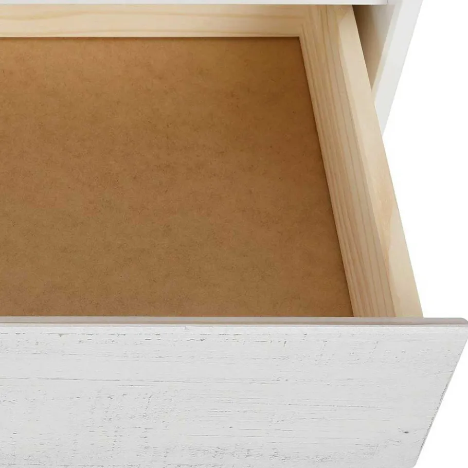 Hot Wohnen Günstiges Kombi Highboard in Weiß lasiert - Vagniu