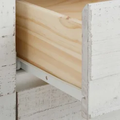 Hot Wohnen Günstiges Kombi Highboard in Weiß lasiert - Vagniu