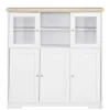 Discount Wohnen Günstiges Landhaus Highboard 125x125x35 - Akedra