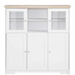 Discount Wohnen Günstiges Landhaus Highboard 125x125x35 - Akedra