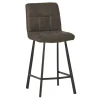 Discount Wohnen Graue Barstühle gepolstert - Jano (2er Set)