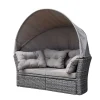 Best Wohnen Graue Sonneninsel Sash aus Polyrattan