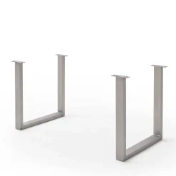 Clearance Wohnen Grauer Küchentisch mit Baumkante Akazie - Vionela