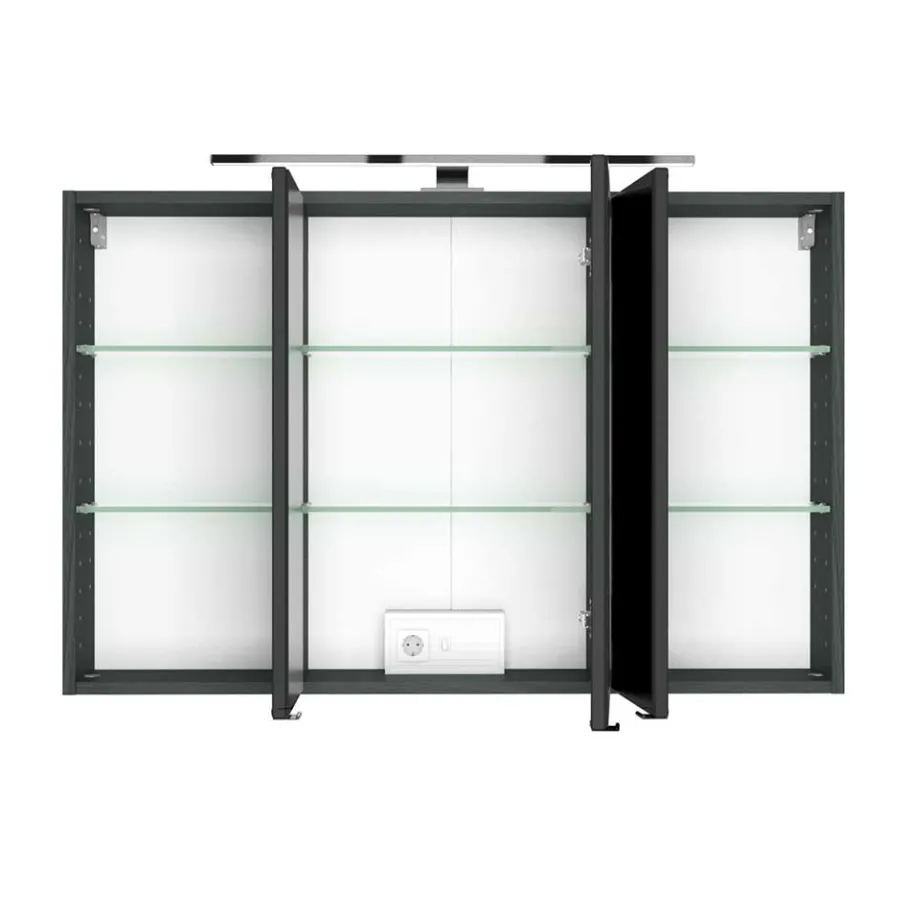 Best Wohnen Große Badmöbel Ausstattung im Set - Noricas (fünfteilig)