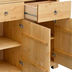 Sale Wohnen Große Holz Kommode in Kiefer Natur - Vinidad