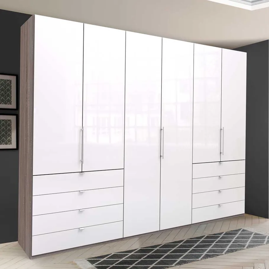 Clearance Wohnen Großer Schlafzimmer Kombi-Schrank Made in Germany - Empresian