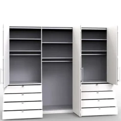 Clearance Wohnen Großer Schlafzimmer Kombi-Schrank Made in Germany - Empresian
