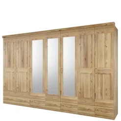 Best Wohnen Großer Schlafzimmerschrank mit 7 Türen & Schubladen - Zamron