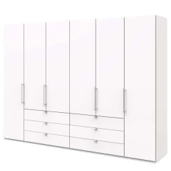 Best Wohnen Großer Schrank für Bekleidung in Weiß - Donpiave