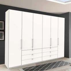Best Wohnen Großer Schrank für Bekleidung in Weiß - Donpiave