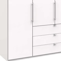Best Wohnen Großer Schrank für Bekleidung in Weiß - Donpiave