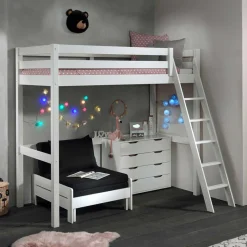 New Wohnen Großes Hochbett & Schlafsessel - Tamyno (dreiteilig)