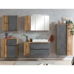 New Wohnen Großes Möbelset Badeinrichtung - Mia (fünfteilig)