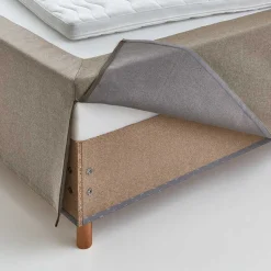 Clearance Wohnen H3 Polsterbett in Creme & Natur - Suvanica