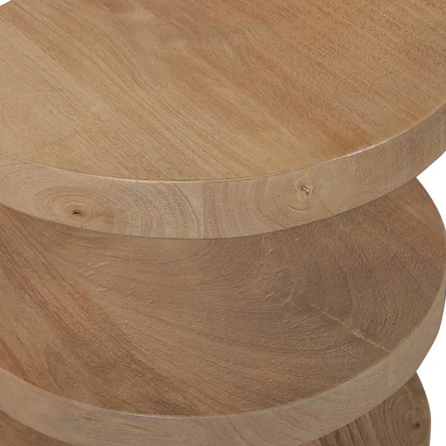 New Wohnen Halbrunder Beistelltisch im Skandi Design - Fuxiata