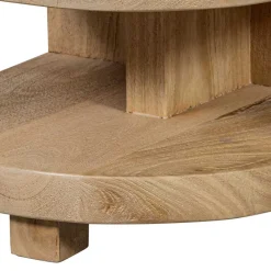 New Wohnen Halbrunder Beistelltisch im Skandi Design - Fuxiata