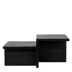 Outlet Wohnen Handgearbeiteter Couchtisch aus Mangoholz - Ela
