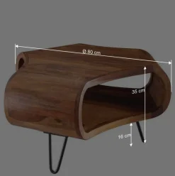 Hot Wohnen Handgearbeiteter Design-Couchtisch modern - Lenza