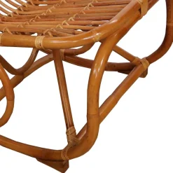Online Wohnen Handgearbeiteter Schaukelstuhl aus Rattan Geflecht - Ledro