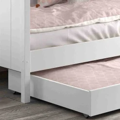 Wohnen Hausbett mit Herz in Weiß - Grandory