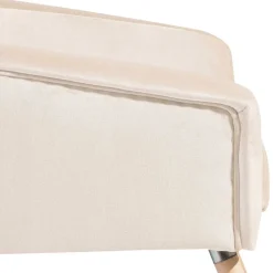 Best Wohnen Heller Sessel in Creme Samtvelours - Agnesco