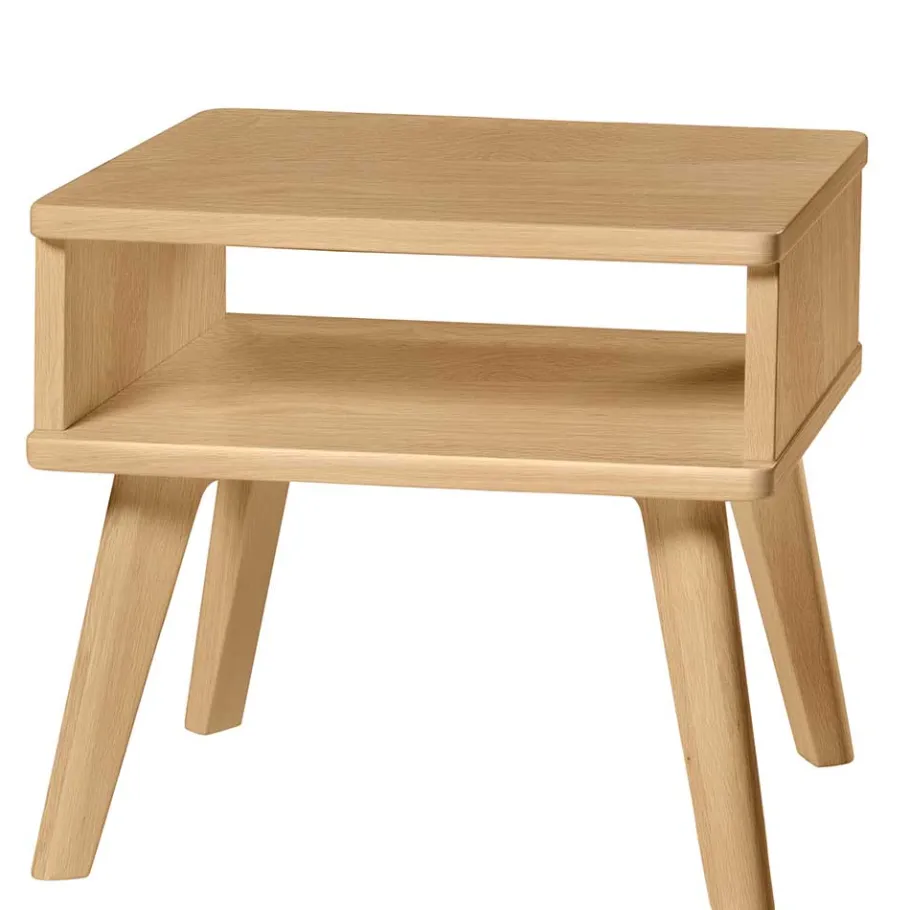 Clearance Wohnen Helles Eichenbett in modernem Design - Voluntary