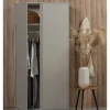 Sale Wohnen Hellgrauer Kleiderschrank in modernem Design - Bai