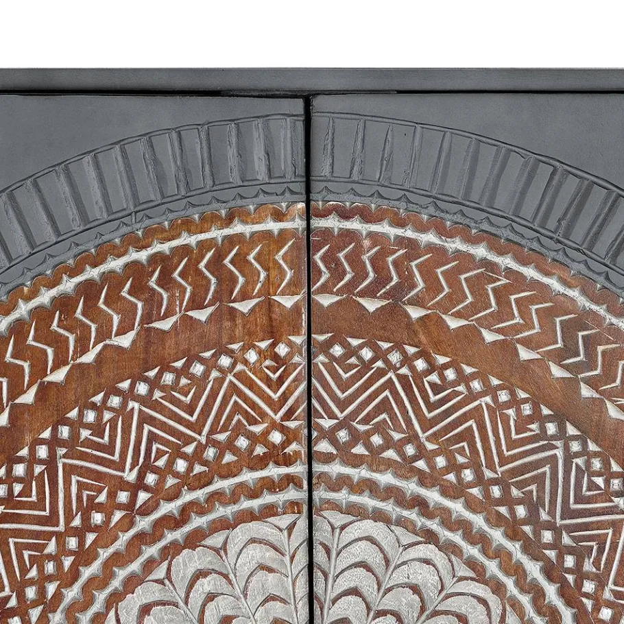 Hot Wohnen Highboard - dekorativ mit Mandala - Mesusco
