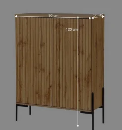 Sale Wohnen Highboard im Skandi Design - Elastian