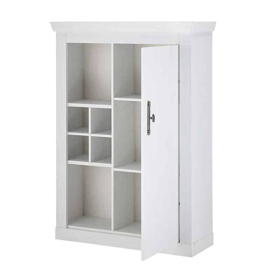 Best Wohnen Highboard in weißer Holzoptik Pinie - Liancos