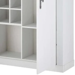 Best Wohnen Highboard in weißer Holzoptik Pinie - Liancos