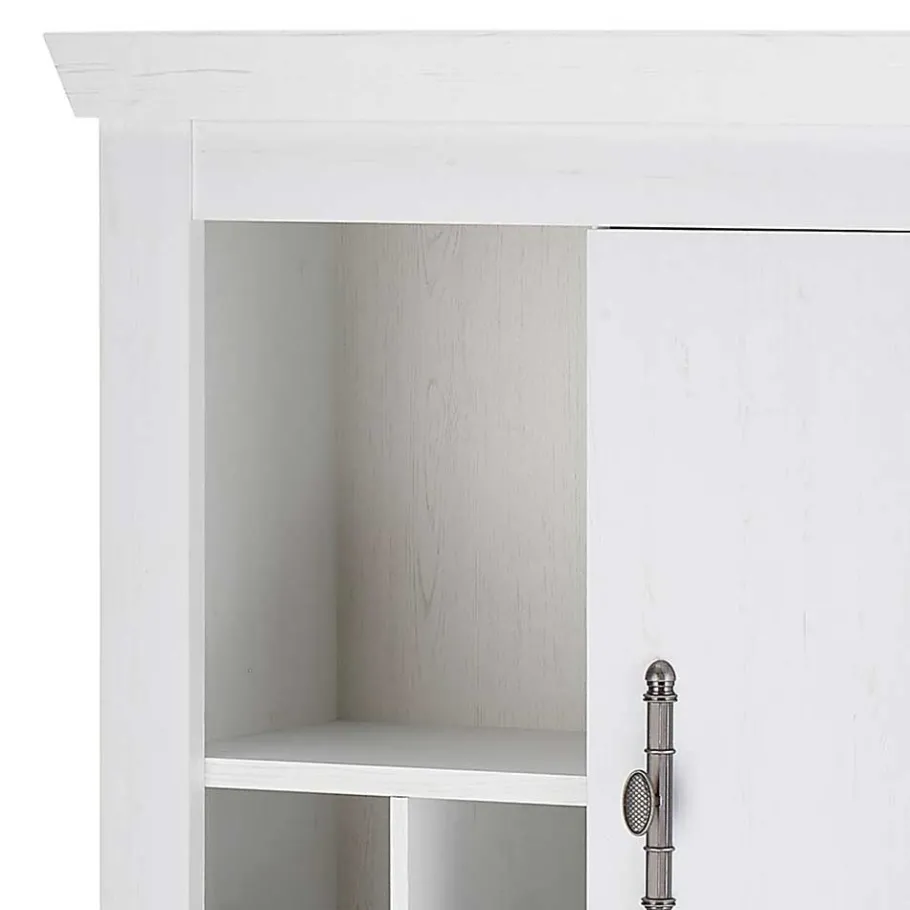 Best Wohnen Highboard in weißer Holzoptik Pinie - Liancos