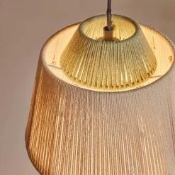 Outlet Wohnen Hängeleuchte aus Jute Geflecht - Bagana