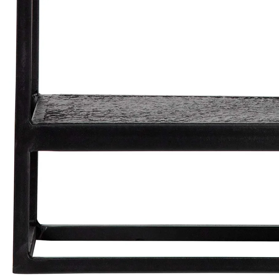 Hot Wohnen Hängende Regale in Schwarz - Heliawa (2er Set)
